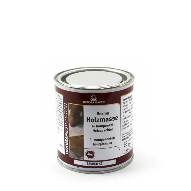Snelle verzending | Borma Wachs houtvuller 42 beuken/ beech 250 ml