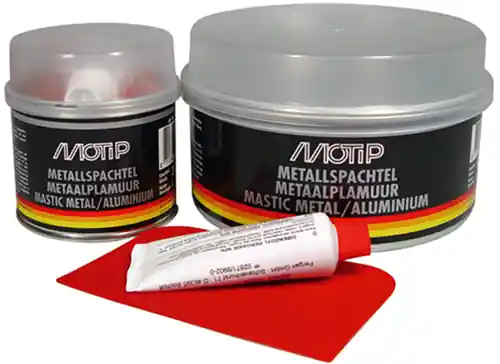 Laatste stuks - MOTIP Metaalplamuur Zilvergrijs 1kg - 00087