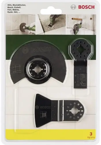 Goed beoordeeld - Bosch Accessoires 3-delige starterset "tegels" voor multitools - 2607017324