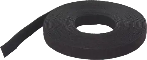 Korting - Wolfcraft Klittenbandriempjes Zwart 5m 1 stuk - 3286000