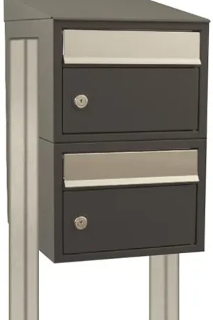 Flitsaanbieding - Stoer! Brickset 2-Hoog Met Dak Op Statief Antraciet - 40215065_1x2ds