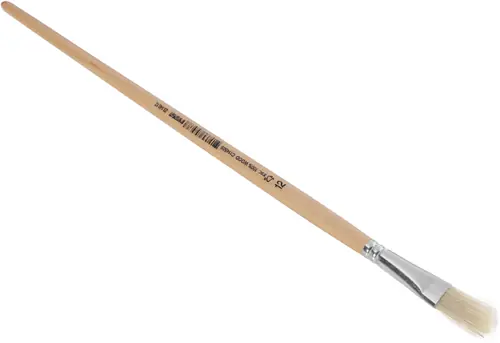 Copenhagen Pro Platte Lyonpenseel Maat 12 Wit Chinees varkenshaar FSC gelakte houten steel - 23.140.12 - Aanbieding