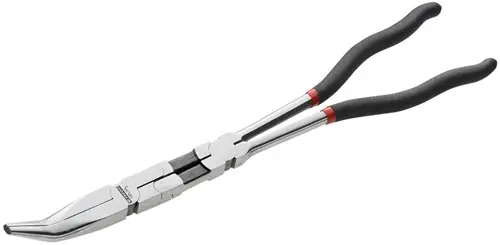 Facom tang 340 mm met lange bekken en dubbel scharnier gebogen bekken - 195.34L - Voorraad bijna op