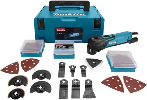 Makita TM3010CX2J Oscillerende Multitool + accessoires - TM3010CX2J - Outlet