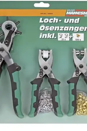 Bespaar meer - Brüder Mannesmann Ogen- en gatentangenset 128 dlg (Hobby) - 10993