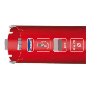 Carat diamant droogboor Dustec Laser 82x340 mm x M16 baksteen en abrasieve materialen HTL0823404 - Topprijs