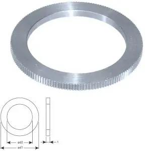 Actie - Rotec 589 reduceer pasring HM cirkelzaag diameter 32,0x30,0x2,2 mm 589.3212