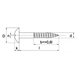Deal | Kobout 696MN25010 houtschroef bolkop zaagsnede DIN 96 messing nikkel 2,5x10 mm