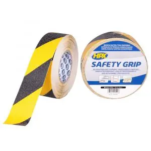 Veel gekozen | HPX anti-slip tape zwart-geel 50 mm x 18 m SY5018