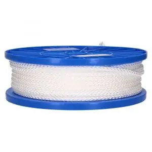Direct kopen - QlinQ nylonkoord PP 6 mm gevlochten wit DIN 83307 60 m rol 1095999